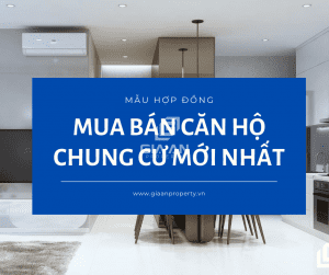 Mẫu hợp đồng mua bán căn hộ chung cư mới nhất