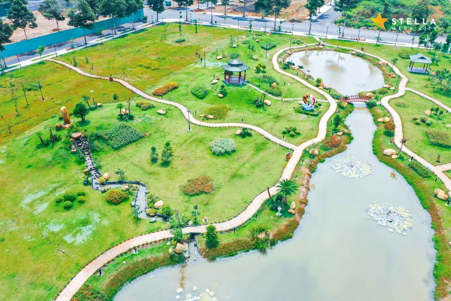Hình ảnh thực tế hạ tầng dự án 