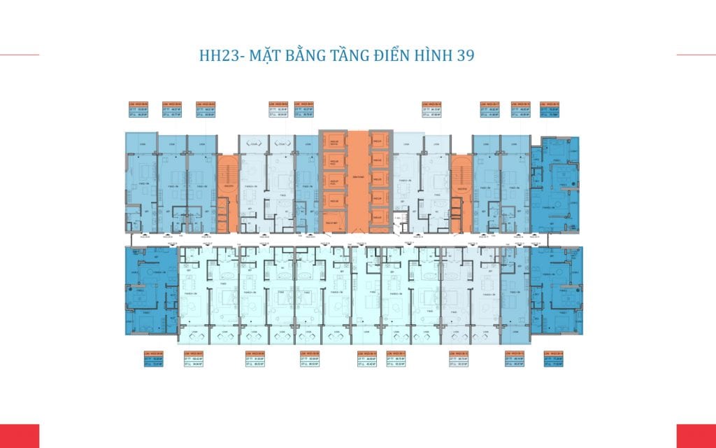 HH23 - Mặt bằng tầng 39