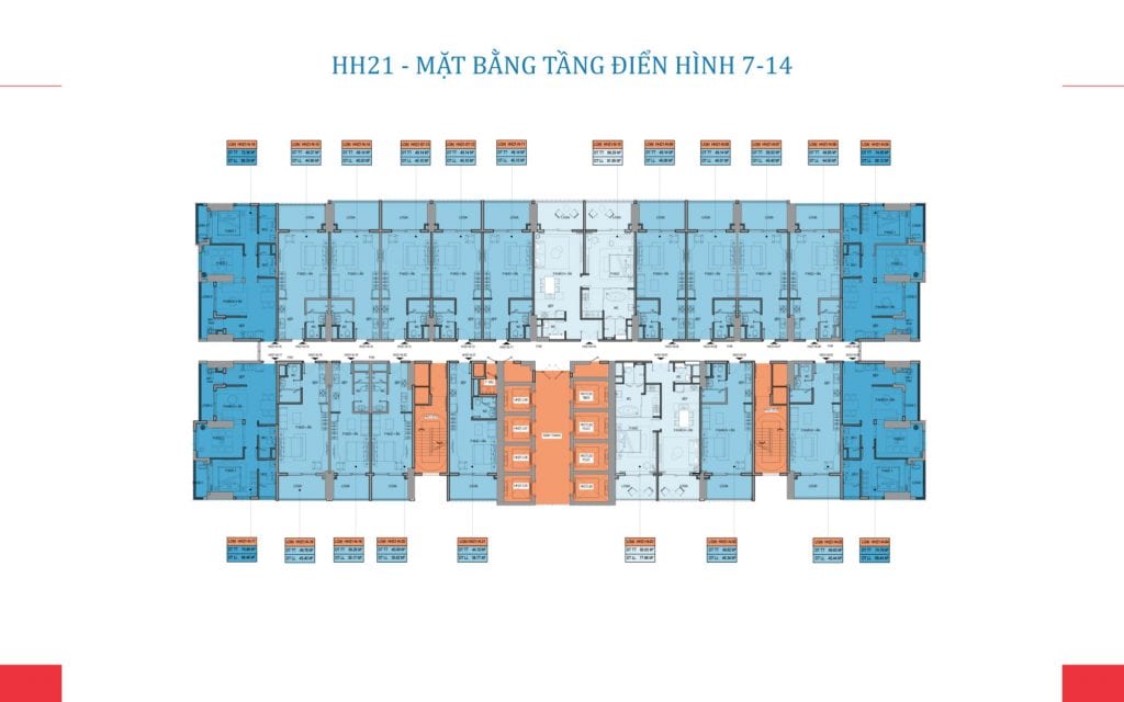 HH21 - Mặt bằng tầng 7-14