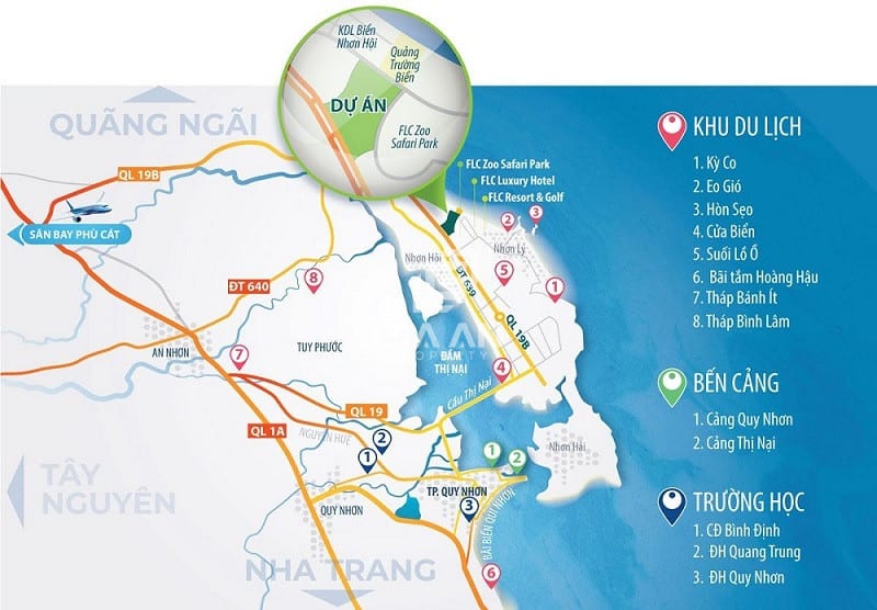 Kinh tế Nhơn Hội Zone Bình Định - Bản đồ quy hoạch 12