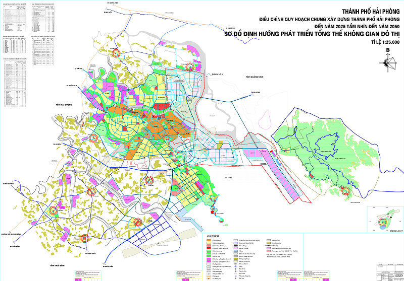 Bản đồ quy hoạch thành phố Hải Phòng mới nhất hiện nay
