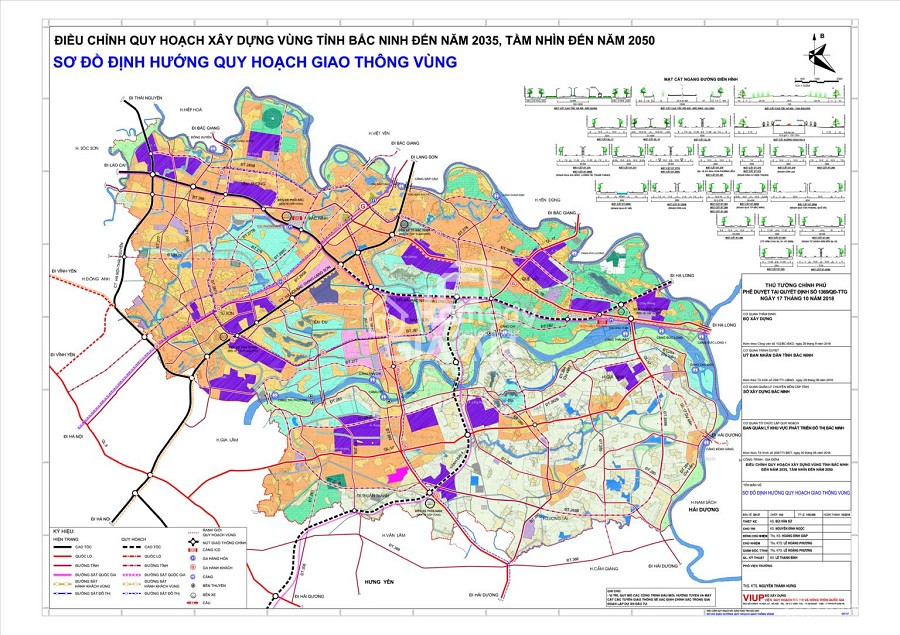 Bản đồ quy hoạch thành phố Bắc Ninh 2030, tầm nhìn 2050 mới nhất
