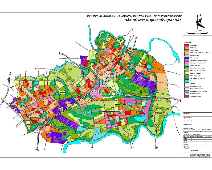 Bản đồ quy hoạch thành phố Bắc Ninh 2030, tầm nhìn 2050 mới nhất