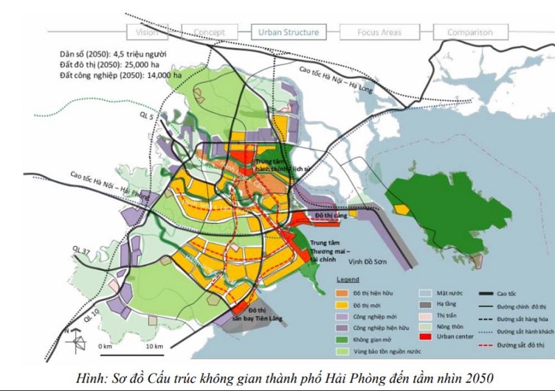Bản đồ quy hoạch thành phố Hải Phòng mới nhất năm 2021
