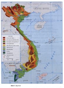 bản đồ địa lý Việt Nam 2