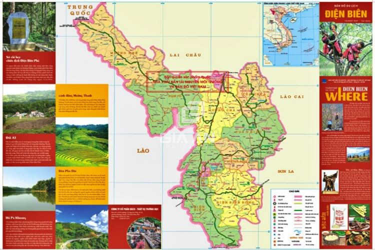 Bản đồ du lịch Điện Biên 2