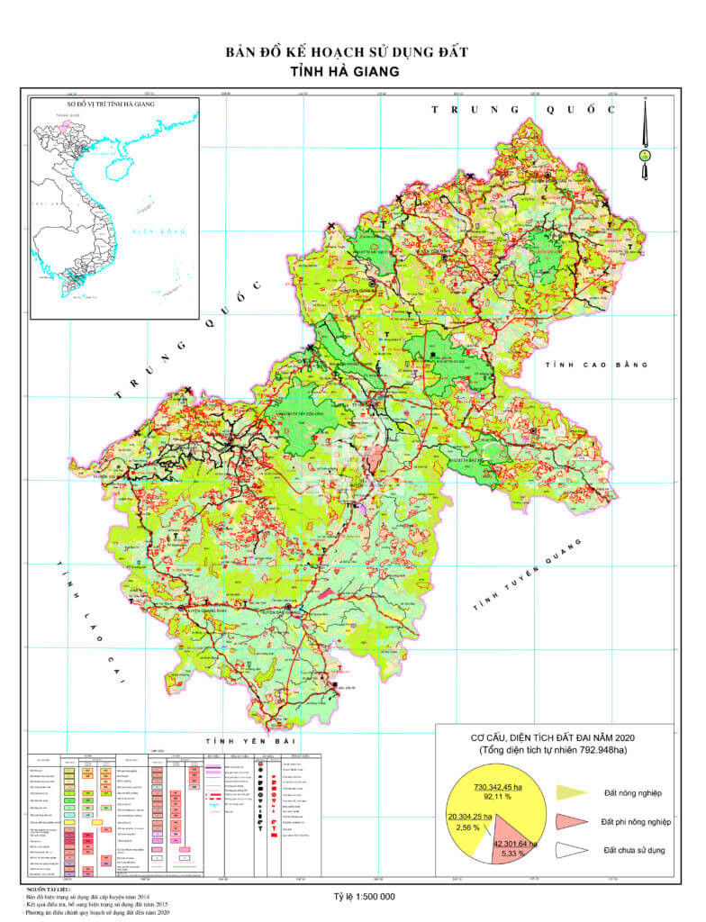 bản đồ quy hoạch tỉnh Hà Giang