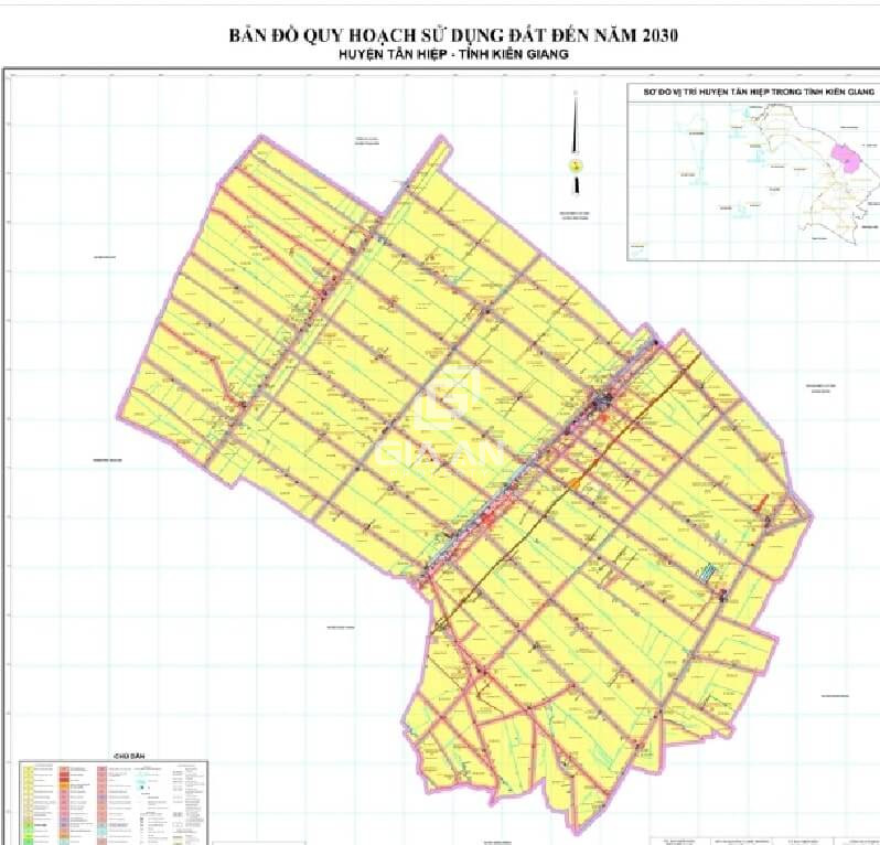  Bản đồ quy hoạch sử dụng đất huyện Tân Hiệp