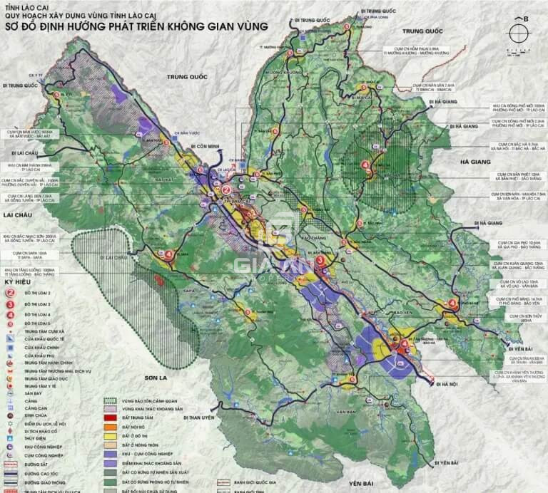  Bản đồ quy hoạch tỉnh Lào Cai tổng thể