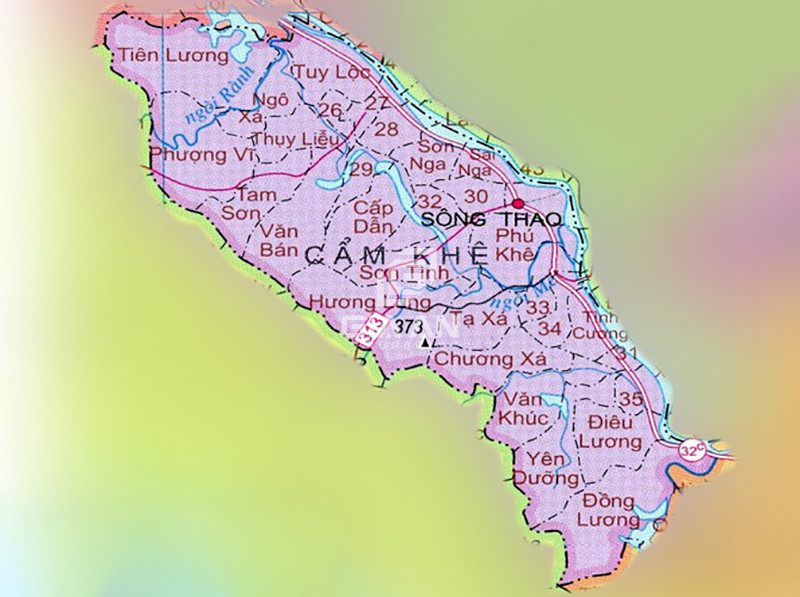 Bản đồ quy hoạch tỉnh Phú Thọ