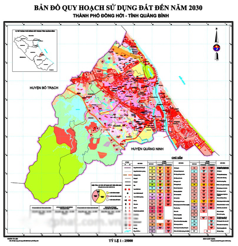 Bản đồ quy hoạch tỉnh Quảng Bình