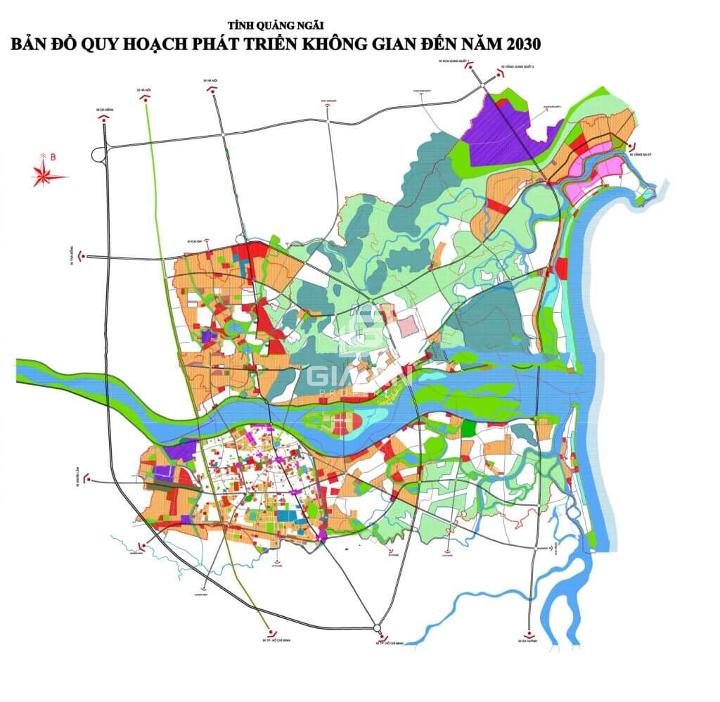Bản đồ quy hoạch tỉnh Quảng Ngãi