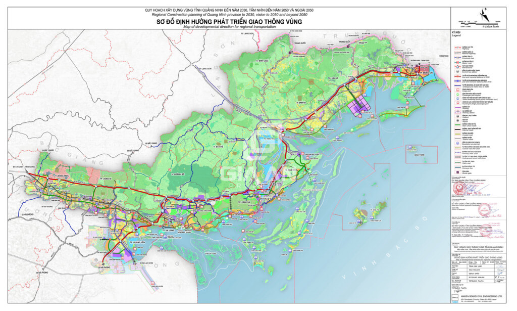 Bản đồ quy hoạch tỉnh Quảng Ninh