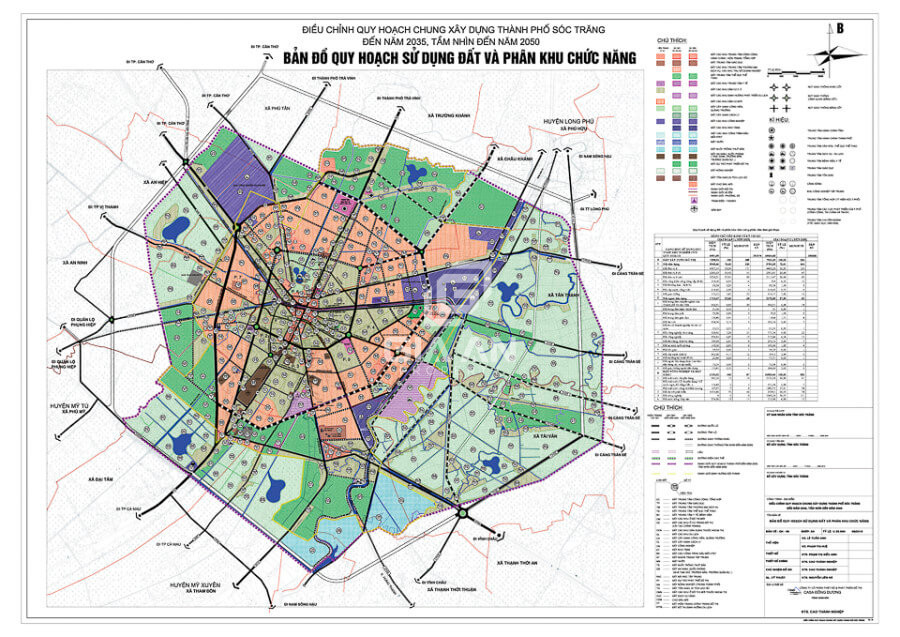 Bản đồ quy hoạch tỉnh Sóc Trăng