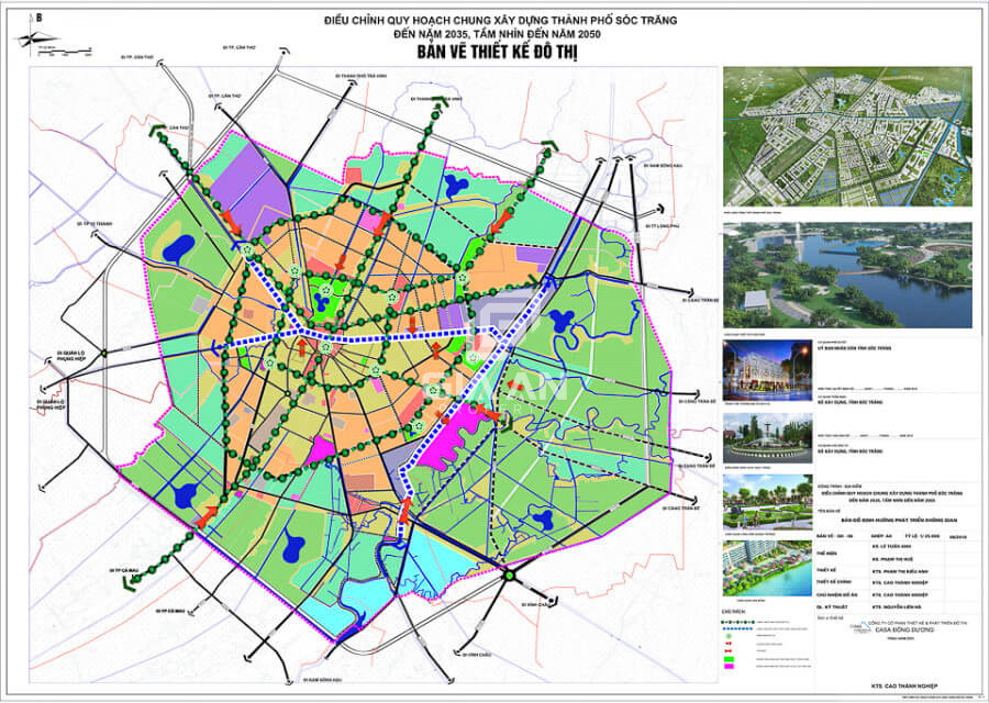 Bản đồ quy hoạch tỉnh Sóc Trăng