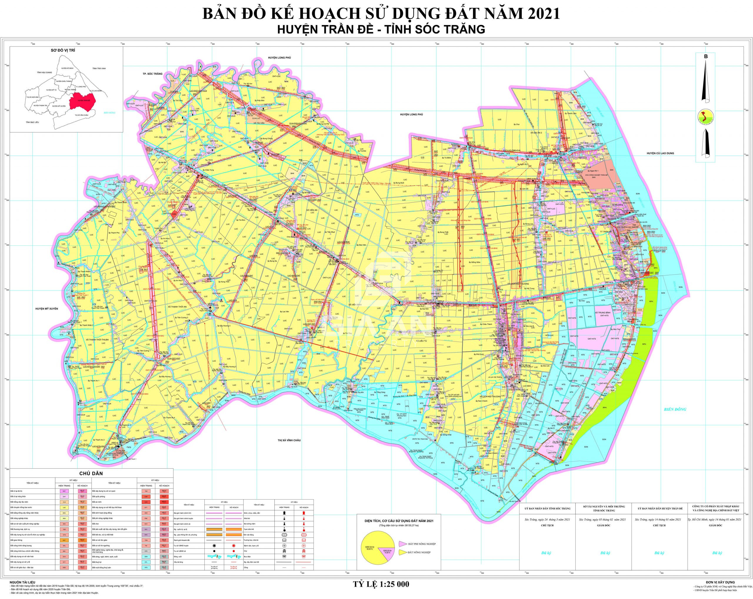 Bản đồ quy hoạch tỉnh Sóc Trăng