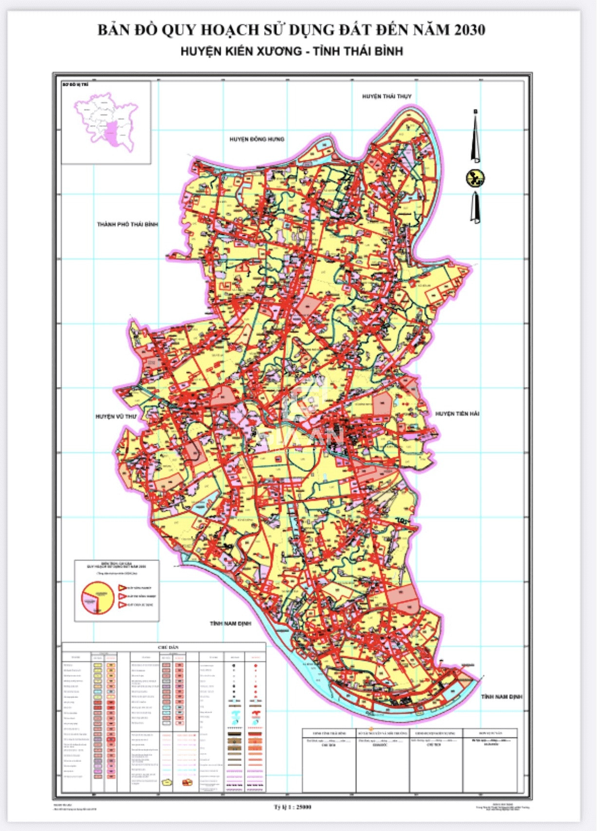 Bản đồ quy hoạch huyện Kiến Lương