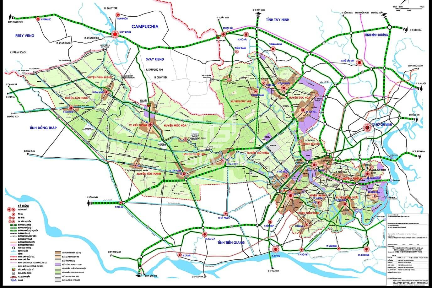 Bản đồ quy hoạch giao thông tỉnh Vĩnh Long