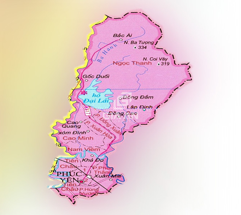 Bản đồ quy hoạch tỉnh Vĩnh Phúc
