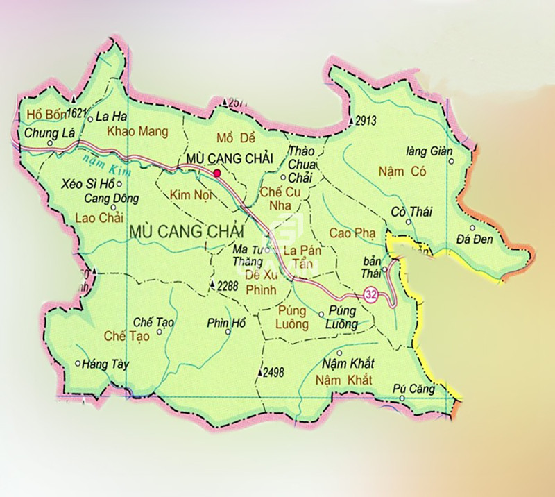 Bản đồ quy hoạch tỉnh Yên Bái