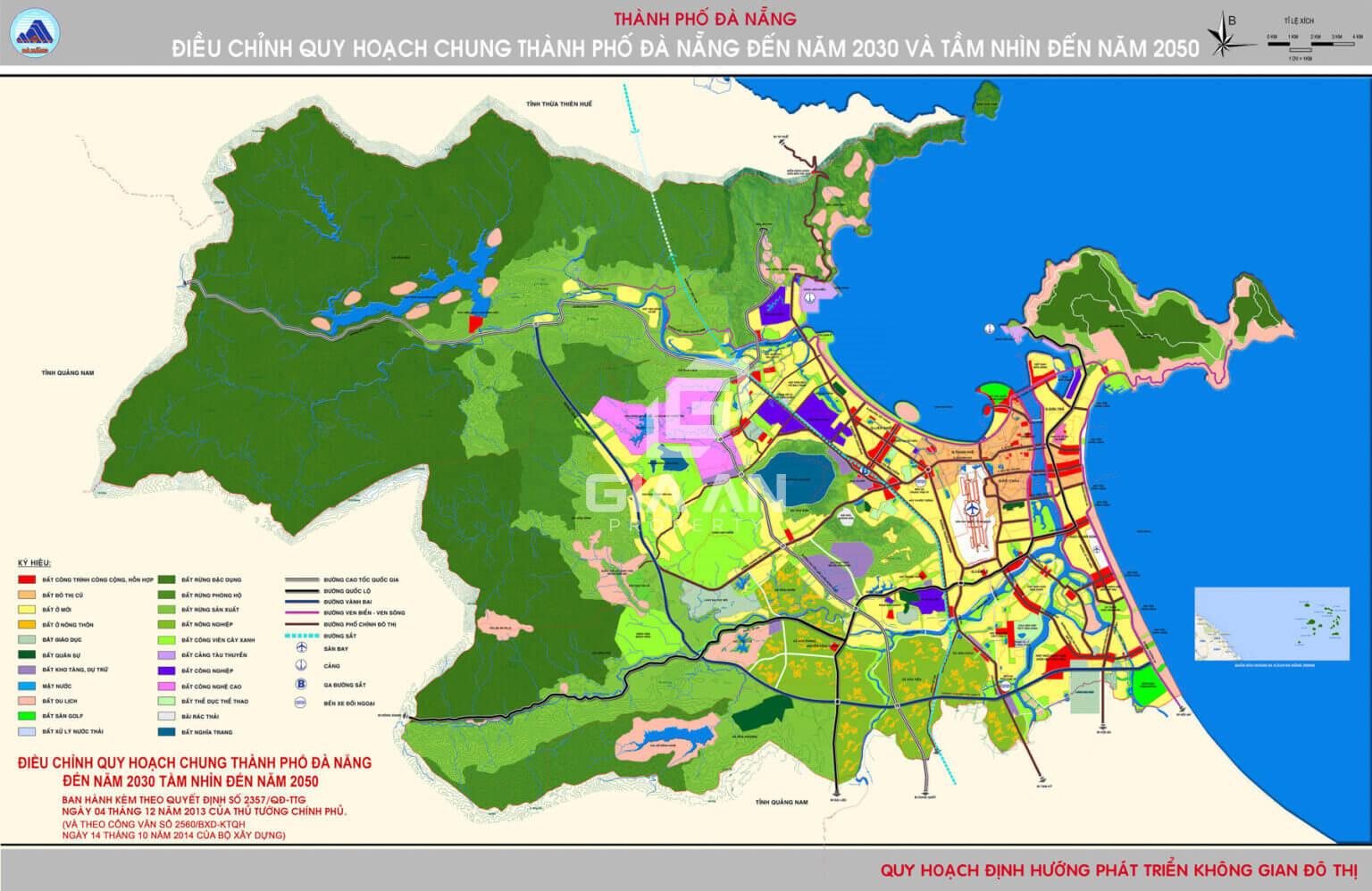 Quy hoạch định hướng phát triển không gian đô thị TP Đà Nẵng