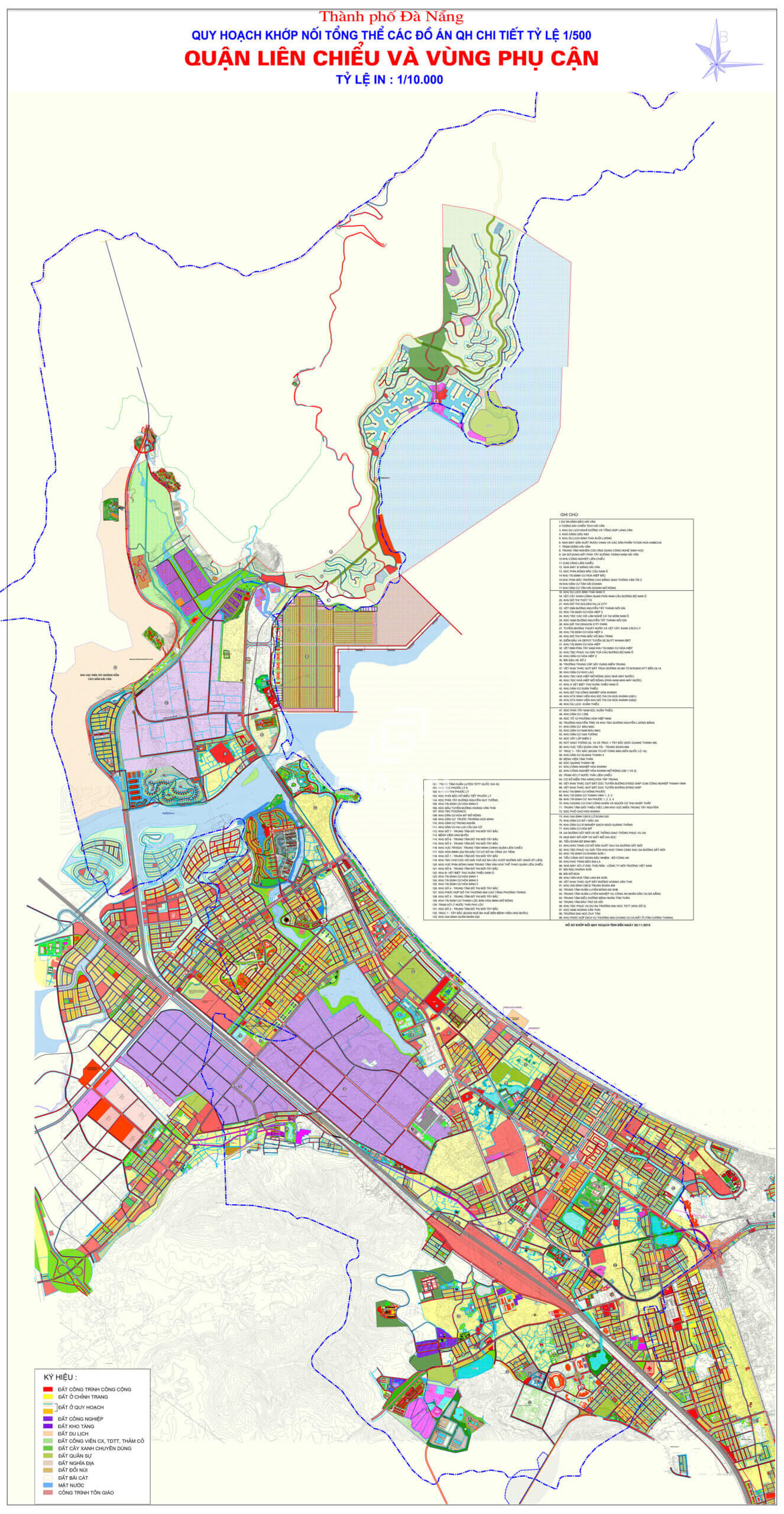 Bản đồ quy hoạch quận Liên Chiểu thành phố Đà Nẵng
