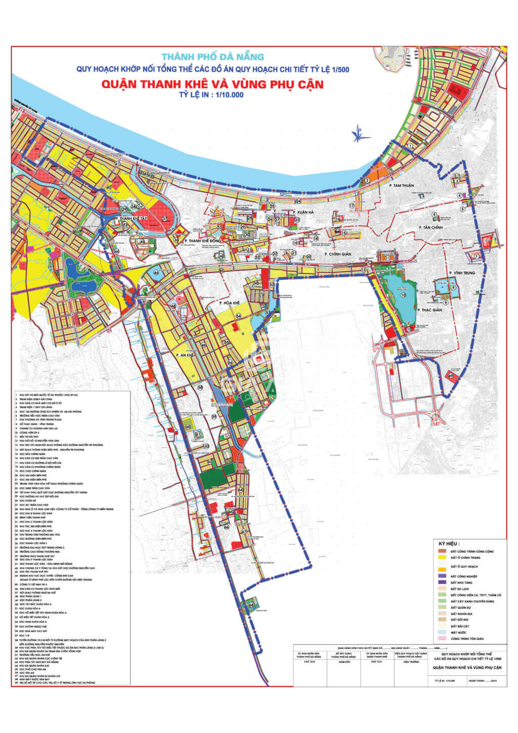 Bản đồ quy hoạch quận Thanh Khê - Đà Nẵng