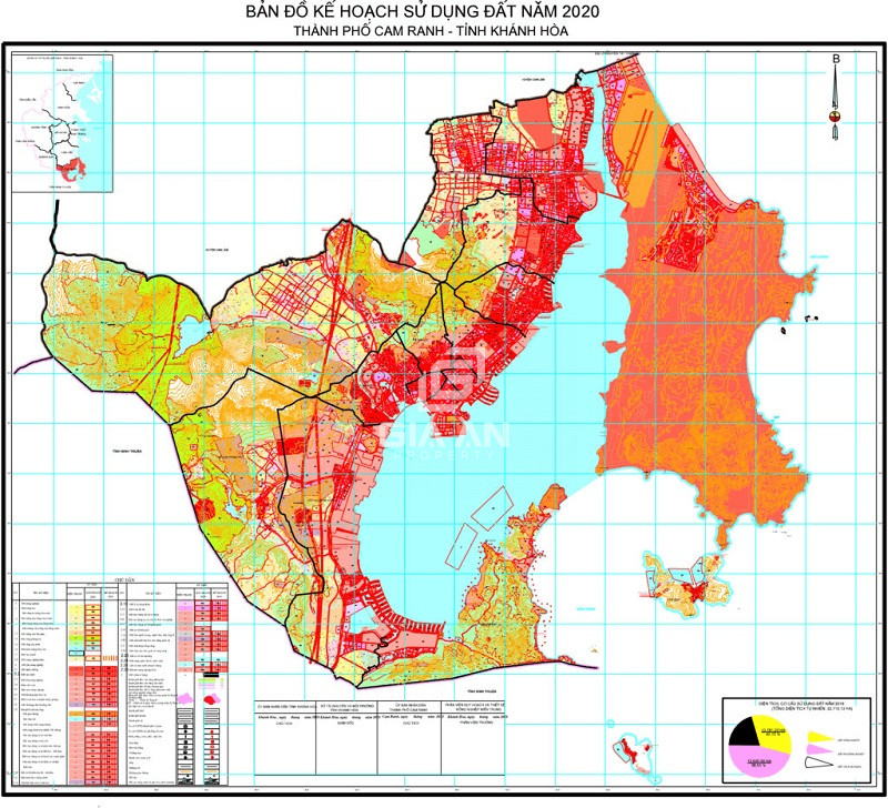  Bản đồ quy hoạch sử dụng đất thành phố Cam Ranh chi tiết