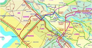 Hệ thống đường cao tốc Hà Tiên - Rạch Giá - Bạc Liêu