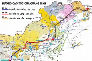 Sơ đồ quy hoạch cao tốc Nội Bài - Hạ long - Móng Cái