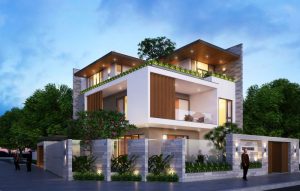 Nhà đẹp 2 tầng 3