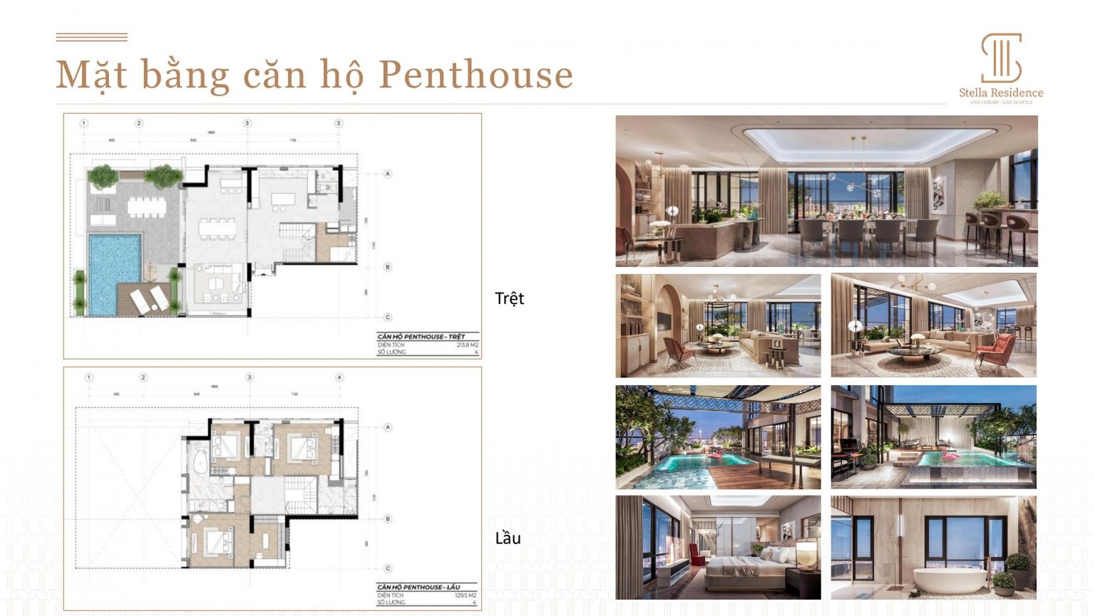 Thiết kế căn hộ Penthouse