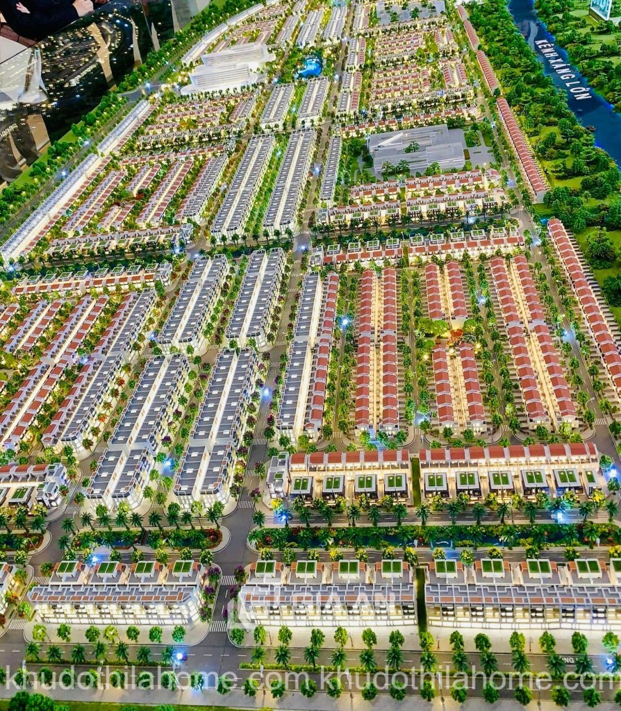 - Tổng thể dự án Khu đô thị La Home Long An