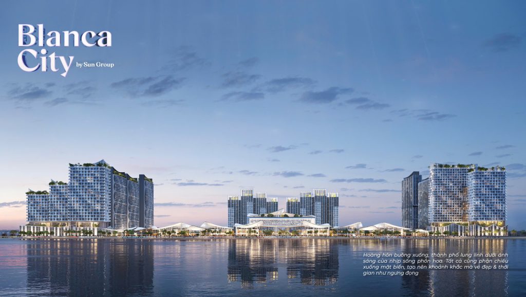 - Khám phá Blanca City – tuyệt tác nghỉ dưỡng ven biển Vũng Tàu với tầm nhìn panorama ôm trọn đại dương xanh ngọc. Một kiệt tác kiến trúc từ Sun Group, nơi thiên nhiên và hiện đại hòa quyện hoàn hảo.
