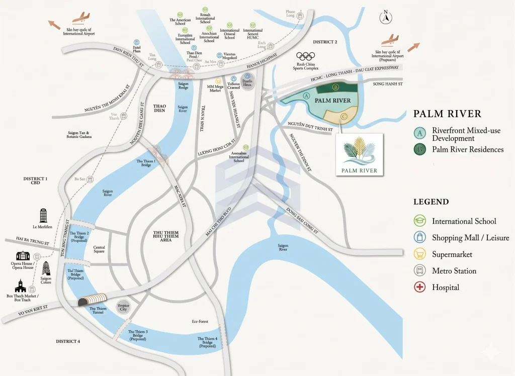 - Trải nghiệm tiện ích Palm River: Đẳng cấp sống giữa lòng Palm City